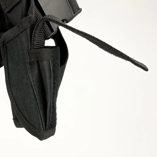 Кобура ПМ ТТХ чорна стегнова з кишенею під магазин 2000000037271 фото