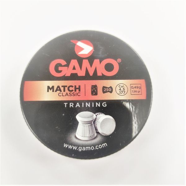 Кулі GAMO Match 250 шт. кал.4.5, 0.49 гр 1002035 фото