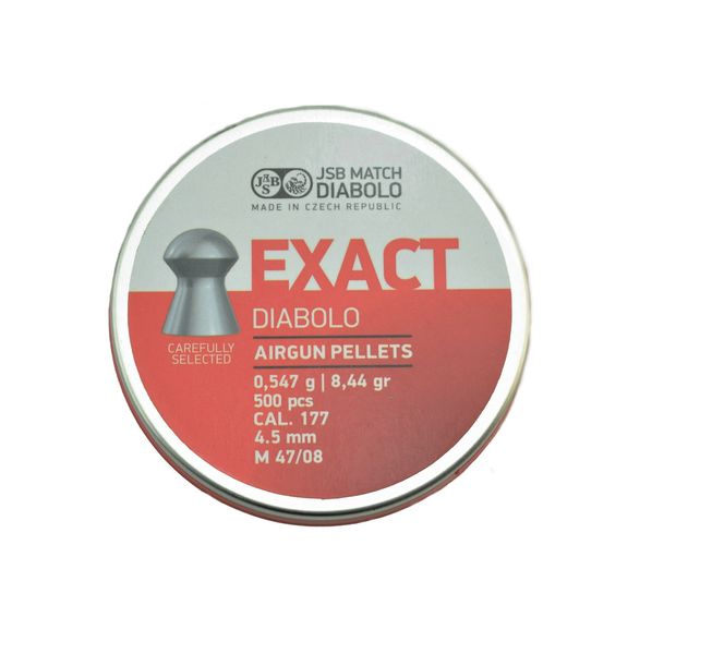 Кулі пневматичні JSB Diablo Exact 4,5 мм 0,547 гр. (500 шт/уп) 1453.05.15 фото