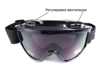 Маска окуляри Global Vision Wind-Shield (gray) Anti-Fog, сірі лінзи GV-WIND-GR1 фото