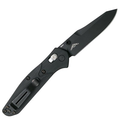 Ніж Benchmade 945BK-1 Black Mini Osborne pocket knife, Warren Osborne design 4008416 фото