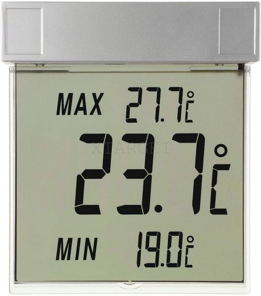 Термометр віконний цифровий TFA Vision на липучці 105х97х23 мм 301025 фото