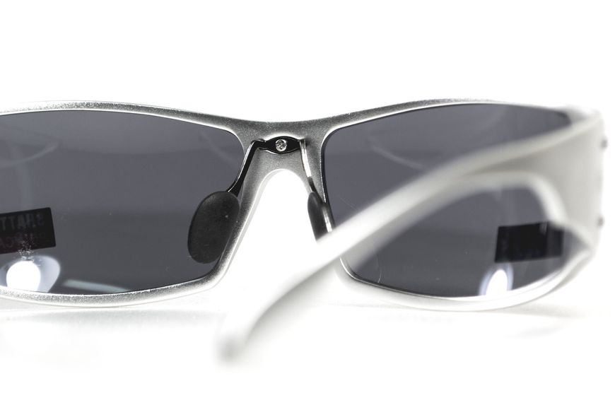 Окуляри захисні відкриті Global Vision BAD-ASS-2 Silver (gray) сірі 1БЕД2-СМ20 фото