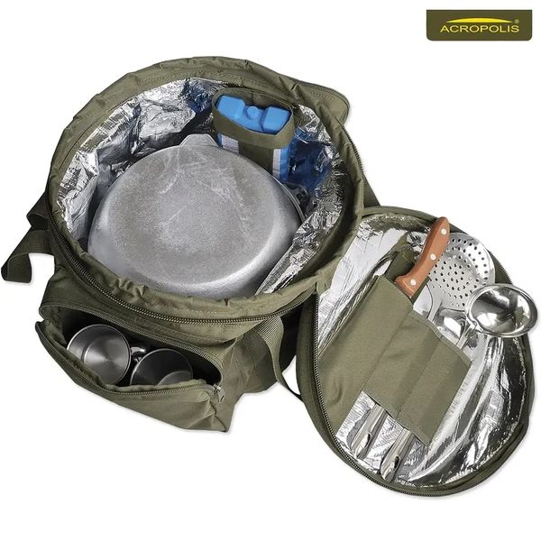 Набір для пікніка Акрополіс СДП-4 (посуда на 4 персони і сумка з термовідділом) СДП-4 фото