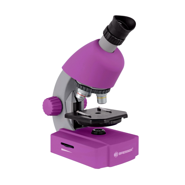 Мікроскоп Bresser Junior 40x-640x, фіолетовий, Bresser, 70121 70121 фото