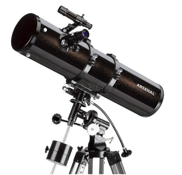 Телескоп Arsenal - Synta 130/900 EQ2 рефлектор Ньютона з окулярами PL63 і PL17 1309EQ2 фото