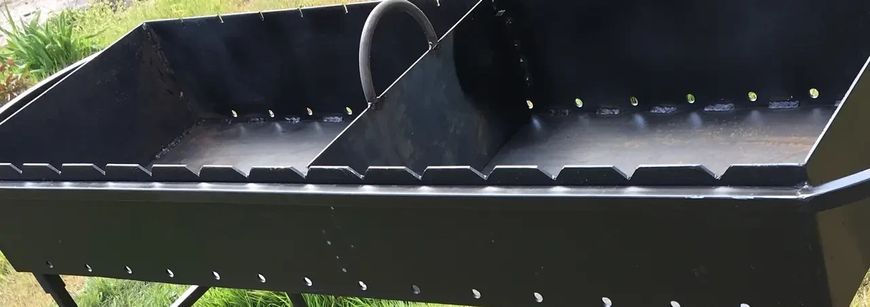 Мангал з дахом, 4 мм, на 20 шампурів МК20-4д фото