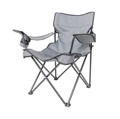 Кресло кемпинговое VITAN "Вояж-комфорт" d16 мм (серый меланж) 2110126 фото