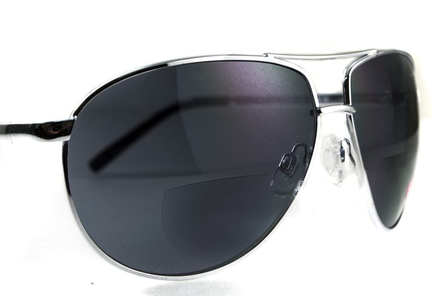 Біфокальні захисні окуляри Global Vision AVIATOR Bifocal (gray) сірі 1АВИБИФ-Д2.0 фото