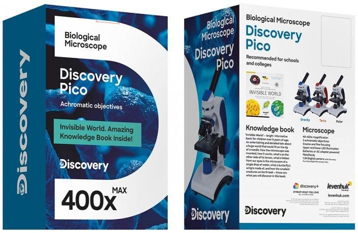 Мікроскоп Discovery Pico Gravity з книгою 77970 фото