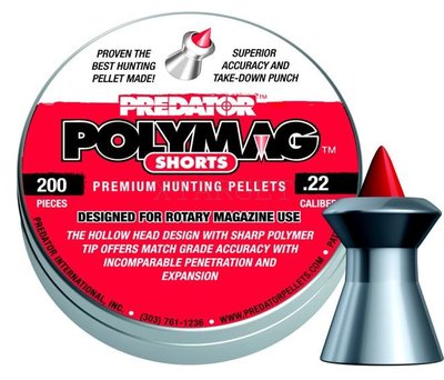 Кулі пневматичні JSB Polymag Shorts 5.5 мм , 1.03 м, 200 1453.05.64 фото