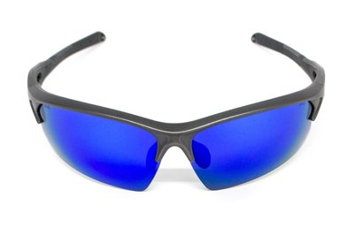 Очки защитные открытые Venture Gear MontEagle GunMetal (ice blue mirror) Anti-Fog, синие зеркальные VG-MONT-GTB1 фото