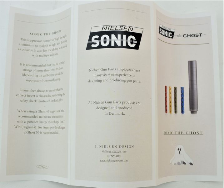 Глушник саундмодератор мульти каліберний Sonic Ghost 50 різьблення 15 X 1 7001463 фото