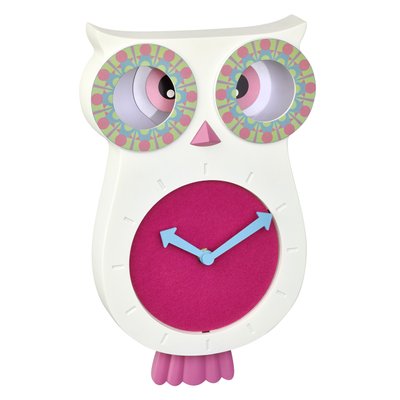 Годинник настінний TFA Owl LUCY з маятником 60305202 фото