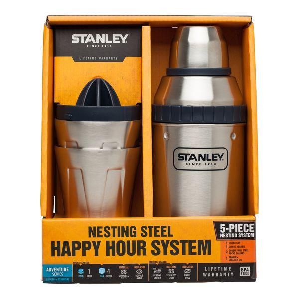 Набір Stanley Adventure: шейкер 0.59 л і 2 чашки 0.21 л, сталевий 6939236350006 фото
