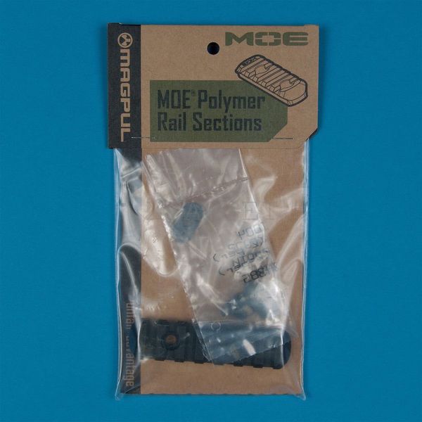 Планка Magpul MOE Polymer Rail Weaver/Picatinny на 7 клітинок пластикова 3683.00.62 фото
