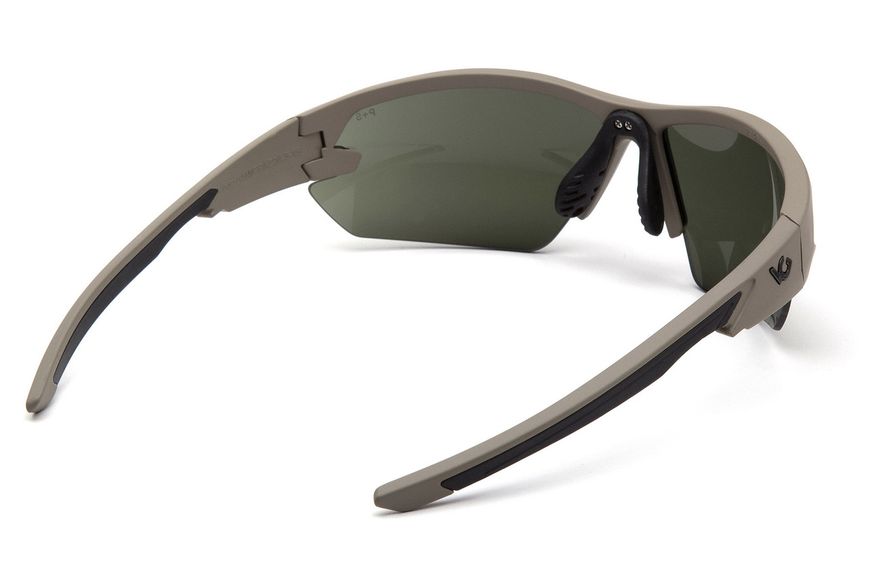 Открытыте защитные очки Venture Gear Tactical SEMTEX Tan (Anti-Fog) (forest gray) серо-зеленые 3СЕМТ-21 фото