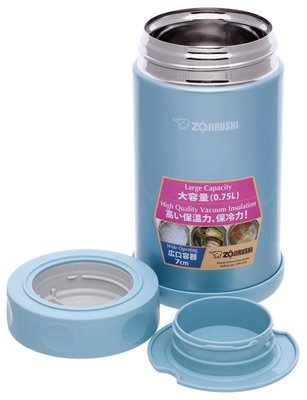 Термоконтейнер для їжї ZOJIRUSHI SW-FCE75AB 0.75 л голубий 1678.03.56 фото