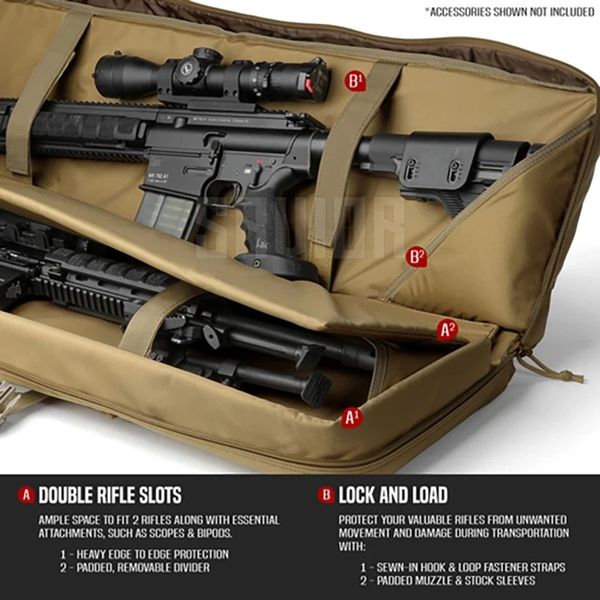 Чехол чемодан для оружия Savior Equipment 140 см American Classic FDE 6009156 фото