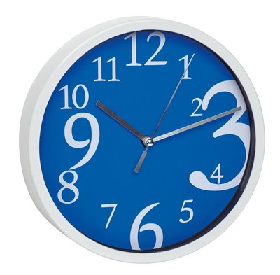 Часы настенные TFA 60303406 d=200x35 мм белый корпус Синий 60303406 фото